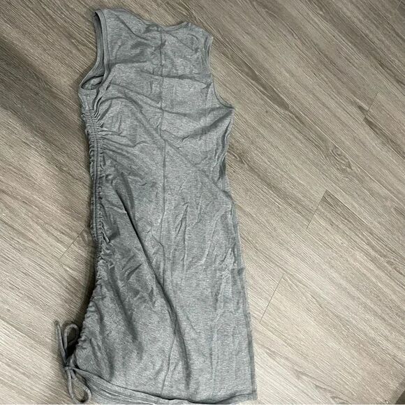 Lululemon Cinch it Dress Heathered Medium  Grey 4 - Picture 3 of 8